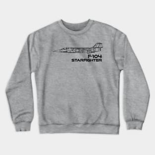 Lockheed F-104 Starfighter Crewneck Sweatshirt